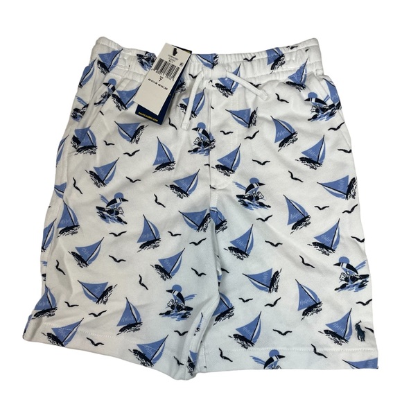 Polo Ralph Lauren Polo Bear Spa Terry Sweatshirt and Shorts Set Size 7 - Picture 7 of 10